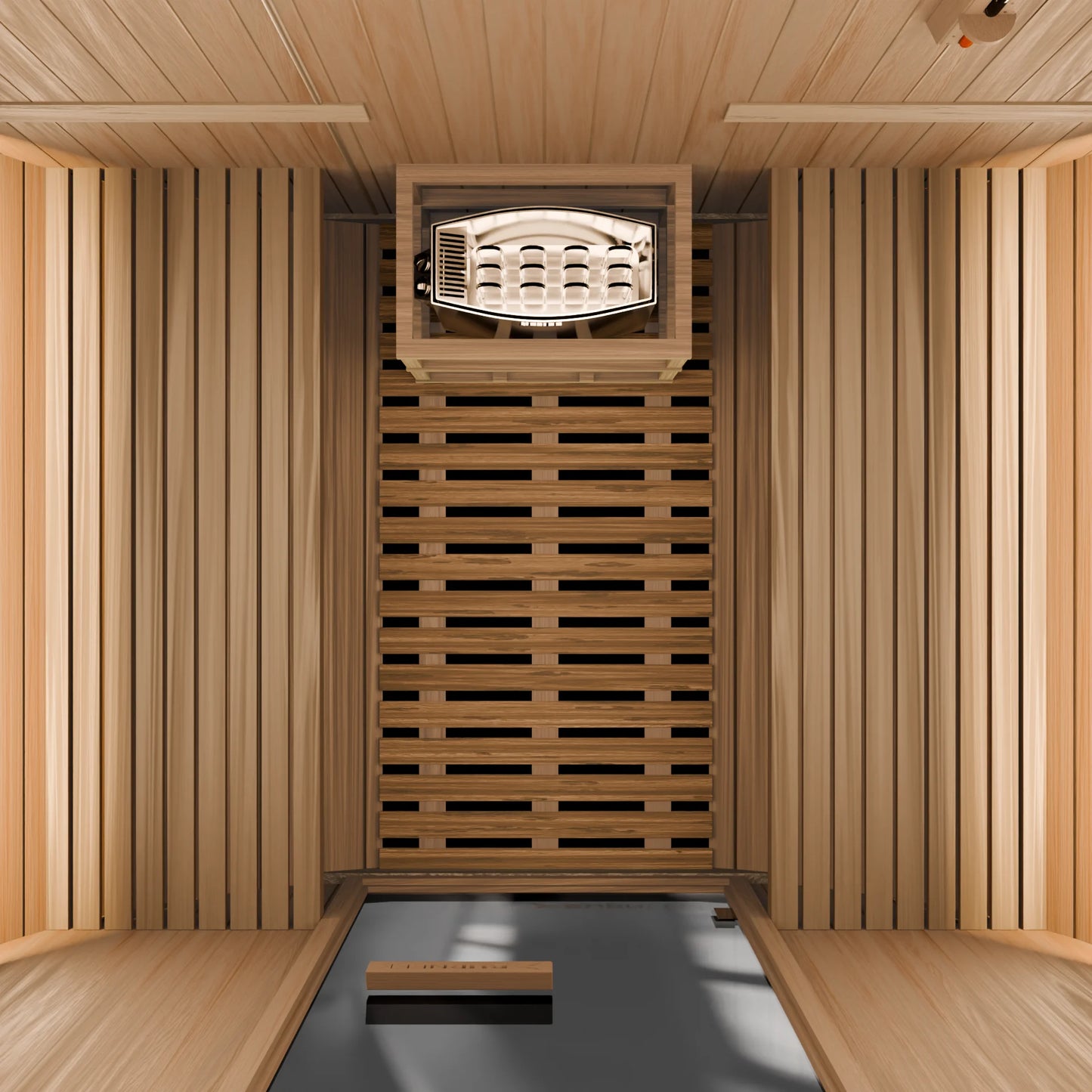 Burneek® Basalt: 2-Person Outdoor Barrel Sauna
