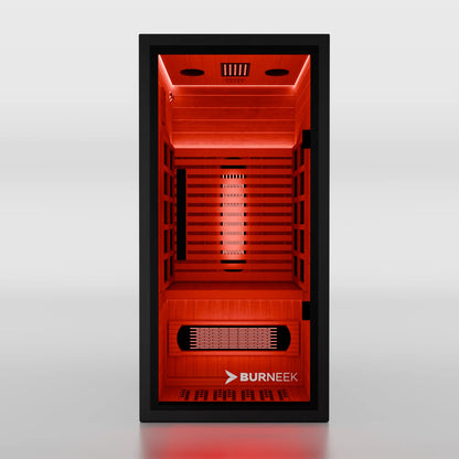 Burneek® Onyxeek: 1-Person Full-Spectrum Quartz Infrared Sauna