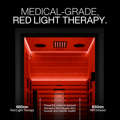 Burneek® Onyxeek: 1-Person Full-Spectrum Quartz Infrared Sauna