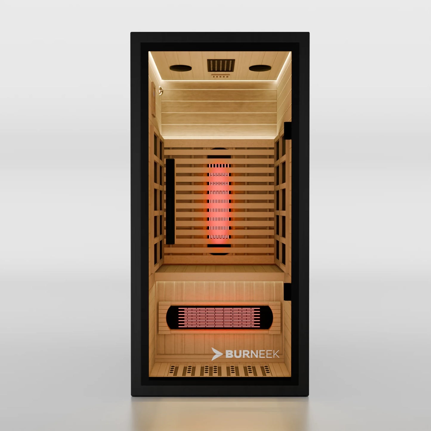 Burneek® Onyxeek: 1-Person Full-Spectrum Quartz Infrared Sauna