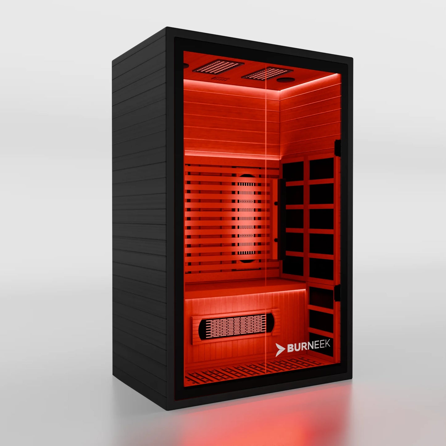 Burneek® Onyxeek: 2-Person Full-Spectrum Quartz Infrared Sauna