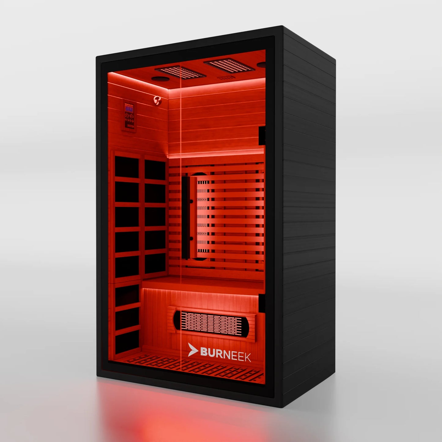 Burneek® Onyxeek: 2-Person Full-Spectrum Quartz Infrared Sauna