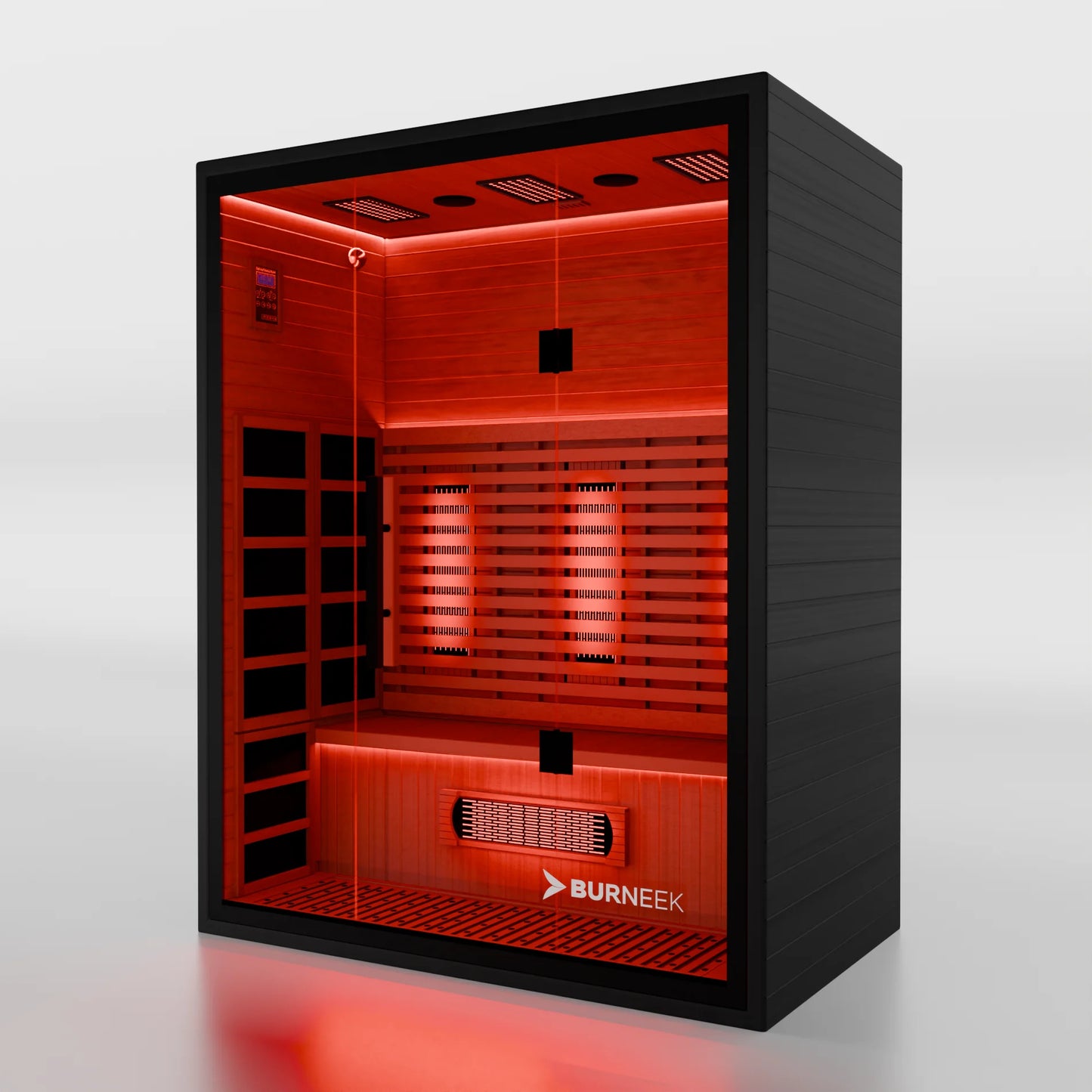 Burneek® Onyxeek: 3-Person Full-Spectrum Quartz Infrared Sauna