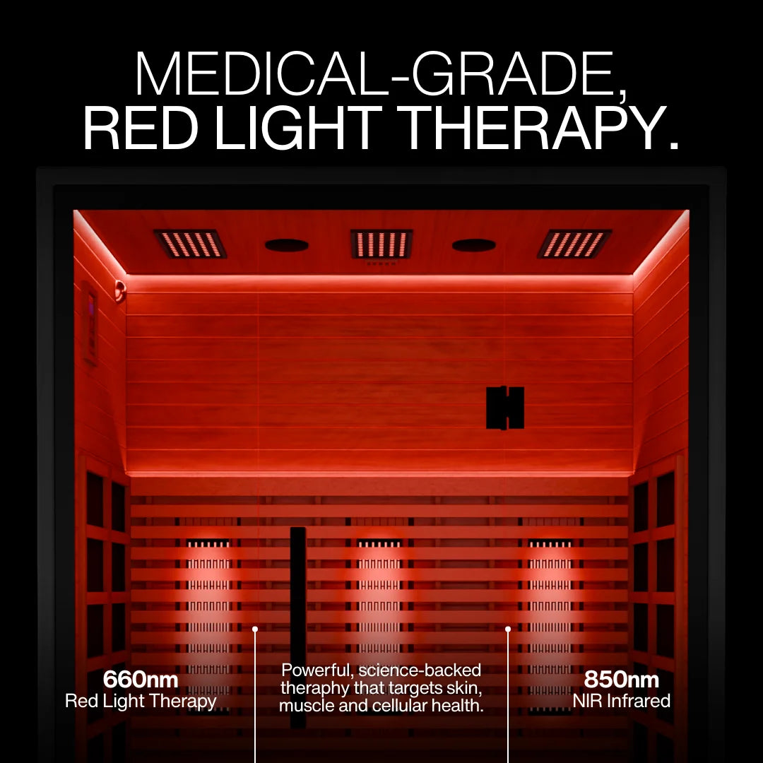 Burneek® Onyxeek: 3-Person Full-Spectrum Quartz Infrared Sauna