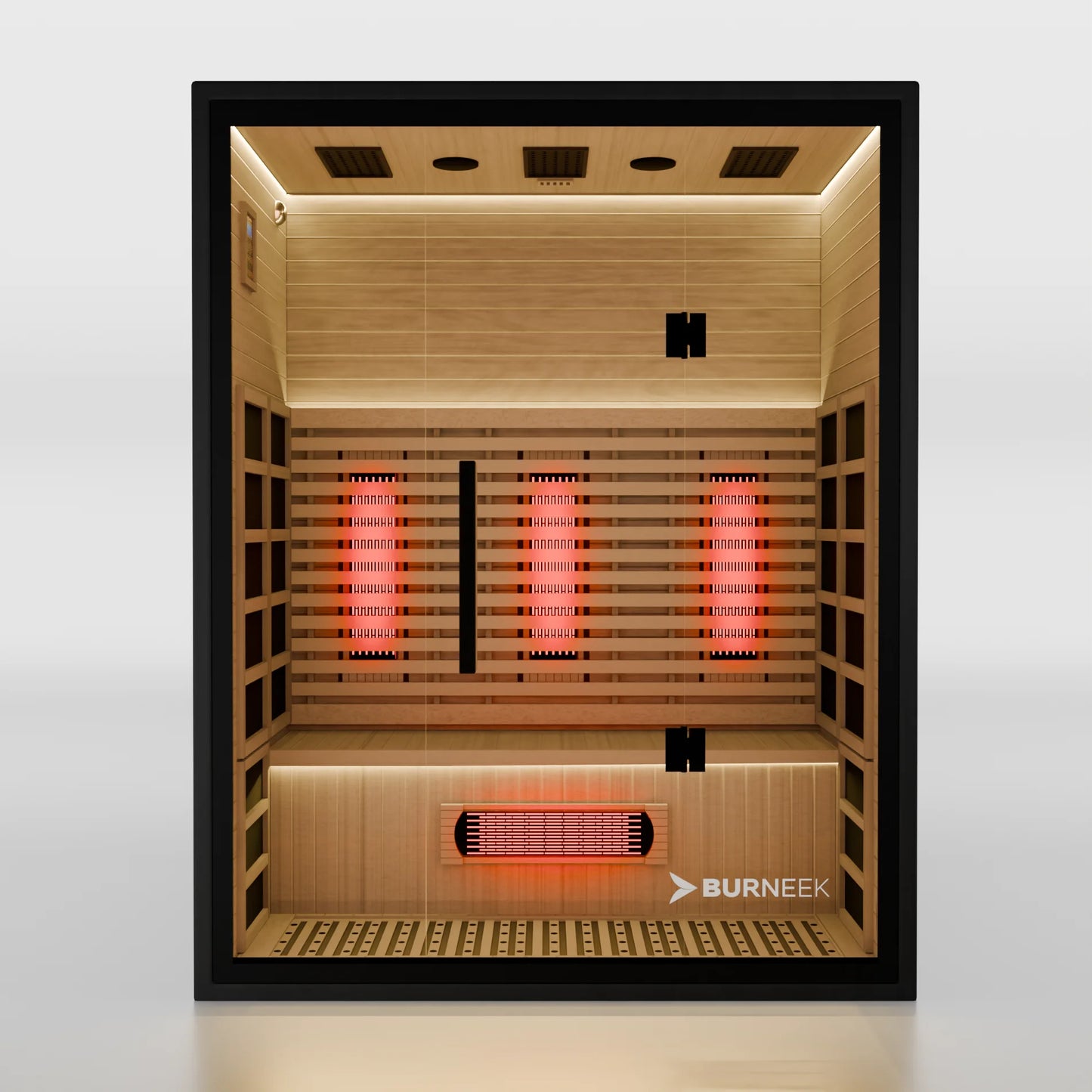 Burneek® Onyxeek: 3-Person Full-Spectrum Quartz Infrared Sauna