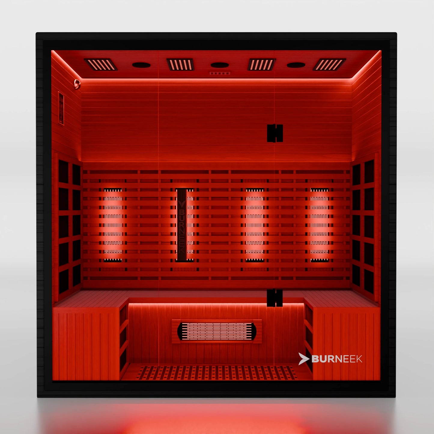 Burneek® Onyxeek: 4-Person Full-Spectrum Quartz Infrared Sauna