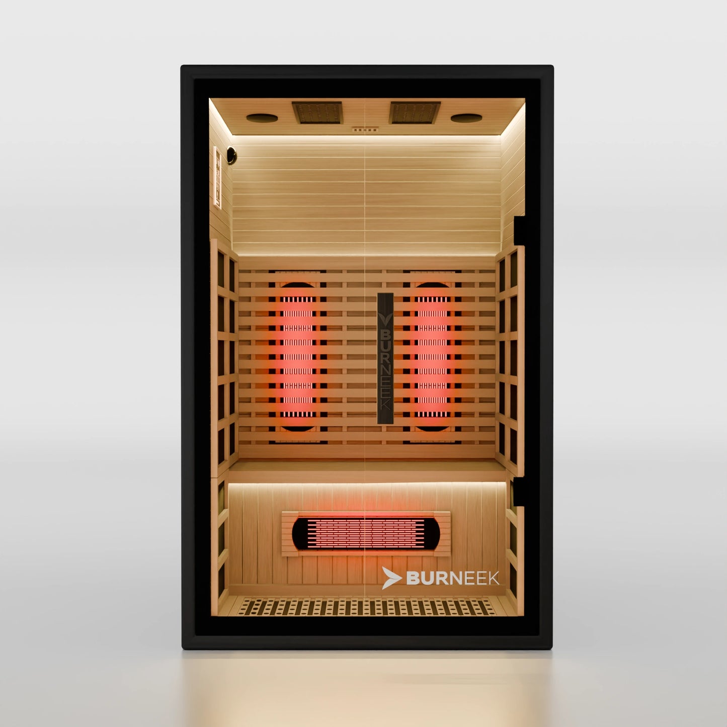 Burneek® Onyxeek: 2-Person Full-Spectrum Quartz Infrared Sauna
