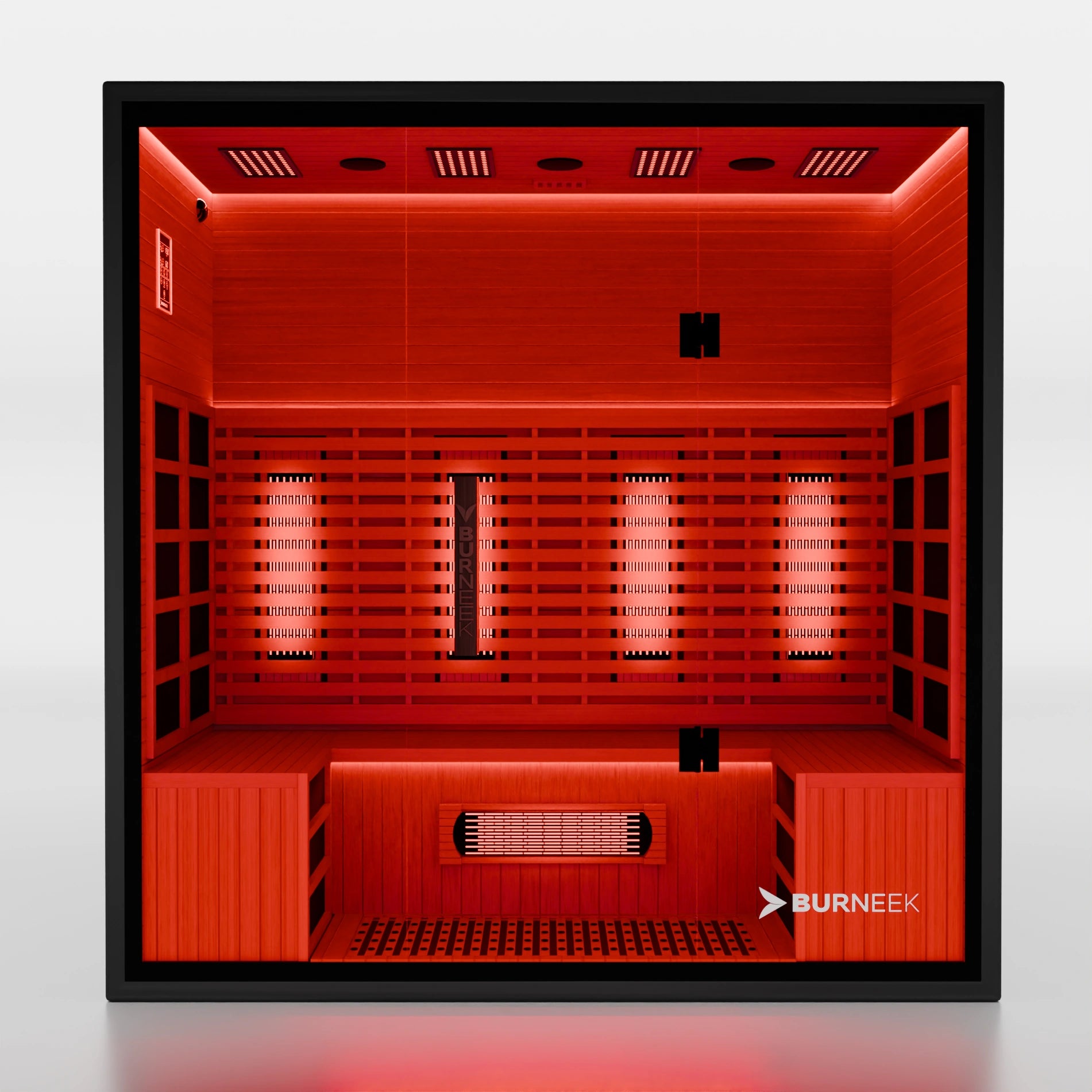 Burneek® Onyxeek: 4-Person Full-Spectrum Quartz Infrared Sauna