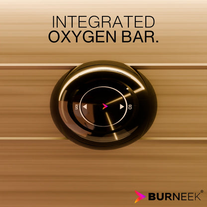 Burneek® Onyxeek: 2-Person Full-Spectrum Quartz Infrared Sauna