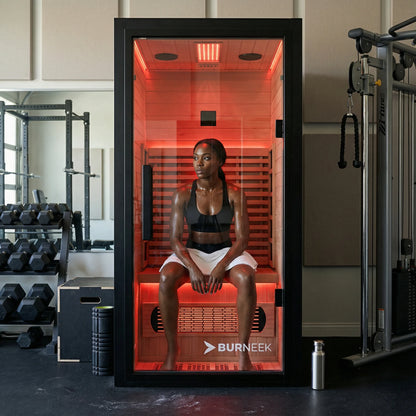 Burneek® Onyxeek: 3-Person Full-Spectrum Quartz Infrared Sauna
